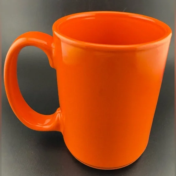 MLB NY Mets 12oz ceramic mug. Orange and Blue w/ a metal etched logo. - Picture 3 of 7